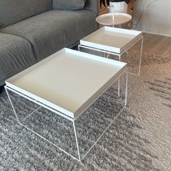 Designer Tray Coffee tables x 2- HAY, Design Within reach