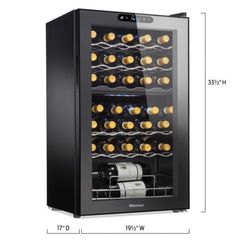 Wine Enthusiast 32-Bottle Dual Zone MAX Compressor Wine Cooler