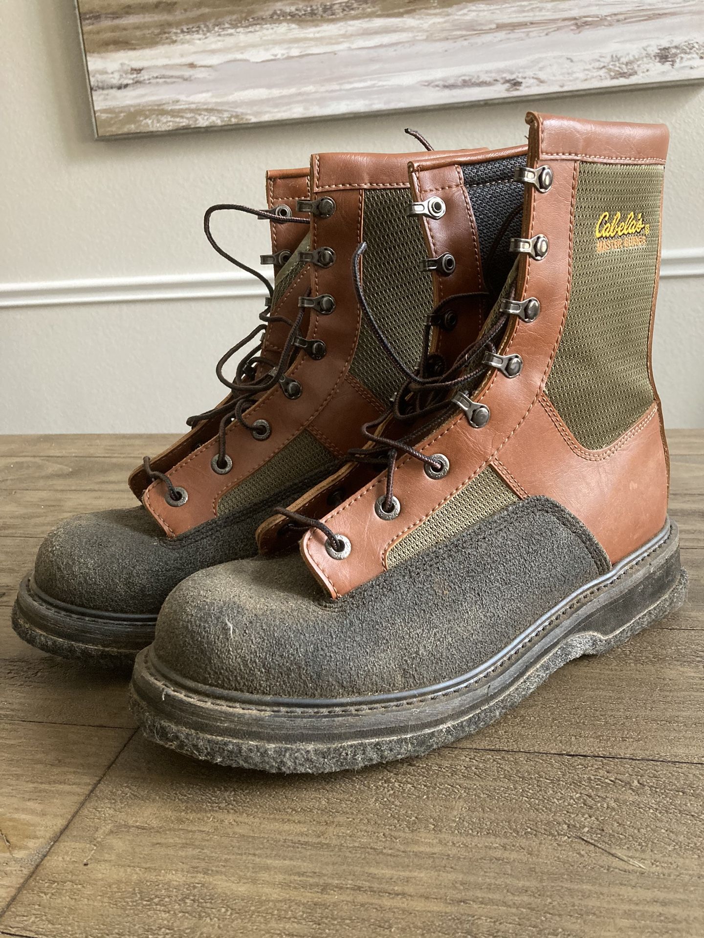 Cabelas Felt Bottom Fishing Wading Boots