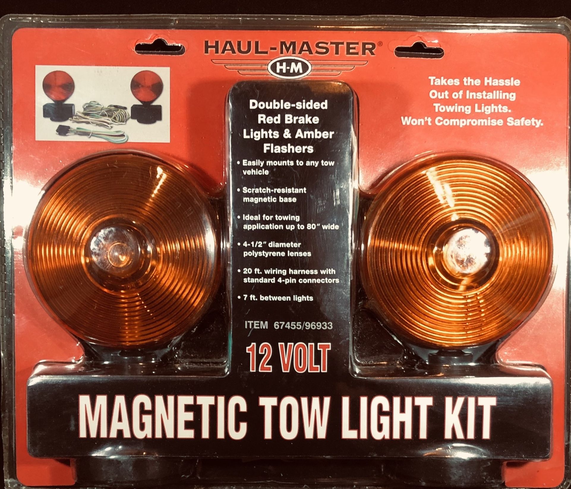 New Magnetic Tow Light Kit from Haul Master 12 Volt, New in Original Package