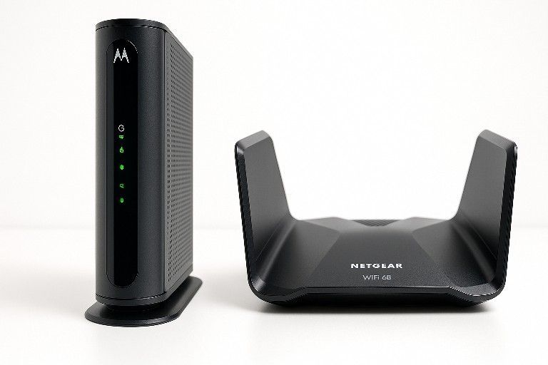 I Literally Need To Sell This Ish🔥 $524 Retail Value! WiFi 6E Nighthawk + DOCSIS 3.1 Modem — Only $250 OBO 