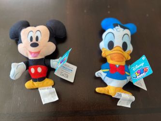 Disney Plush Budz Mickey Mouse and Donald Duck set