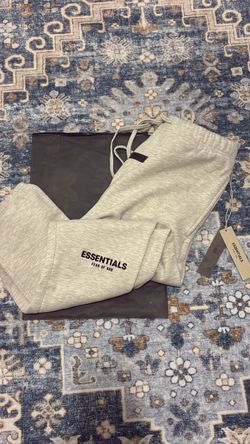 Fear of God Essentials Sweatpants Grey - Size Medium