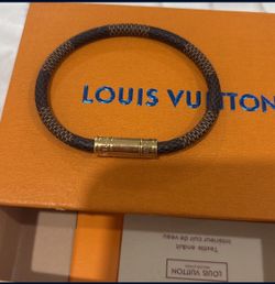 Men’s Louis Vuitton Damien Keep It Bracelet Authentic 