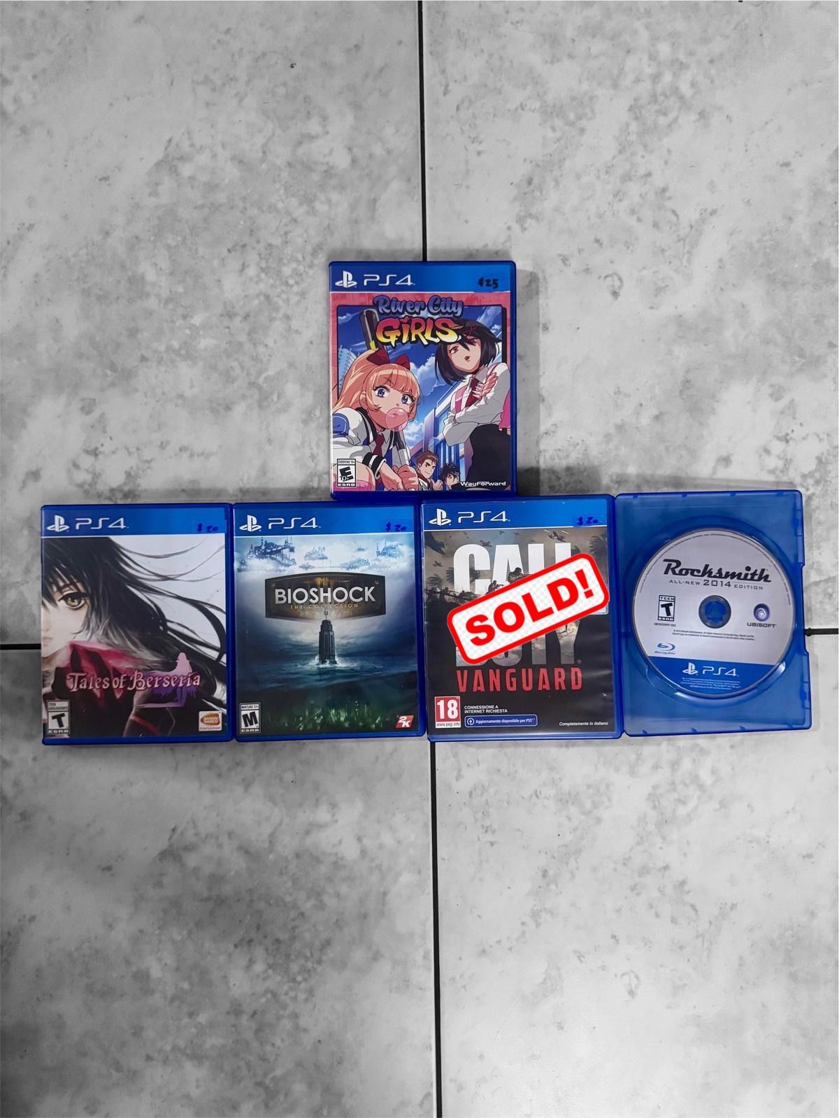 PS4 Games  - $20–25