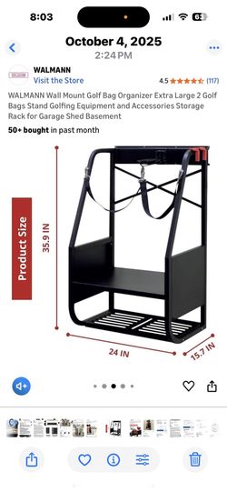 Brand New Extra Large Golf Organizer 