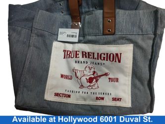 True Religion None Seen Blue Purse / Handbag