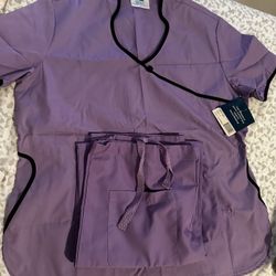 2 Piece Purple Scrubs 