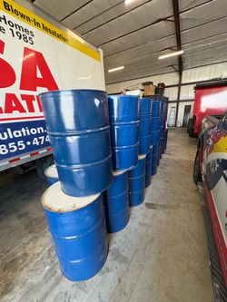 50 Gallon Metal Drums