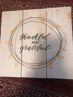 Thanksgiving Sign
