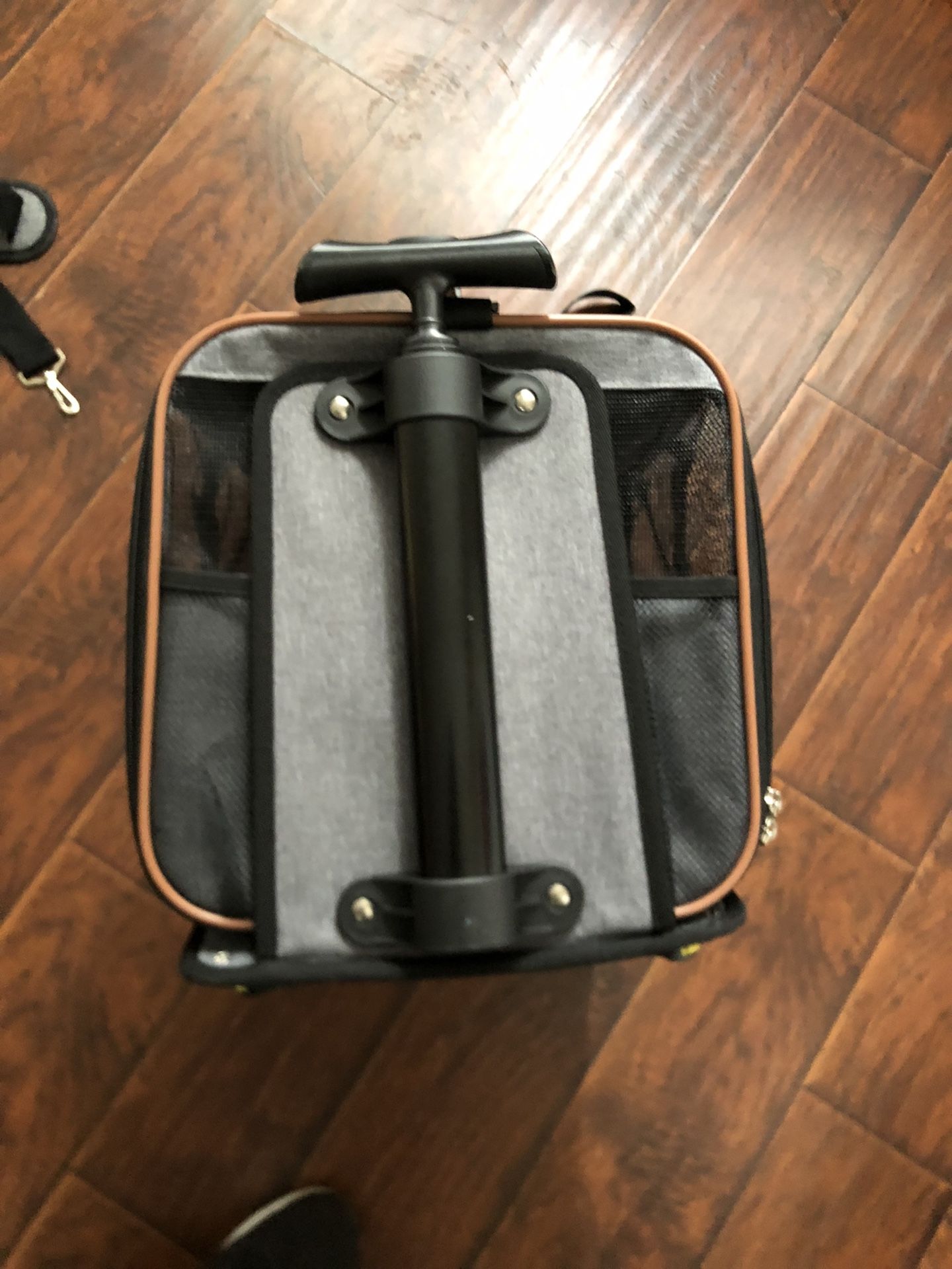 Pet Carrier for dog cats with telescopic walking handle pet traveling bag airline approved