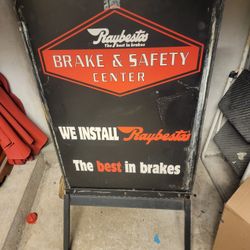 Raybestos Brake Sign.
