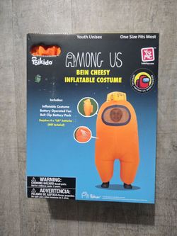 Among us bein cheesy inflatable Halloween costume