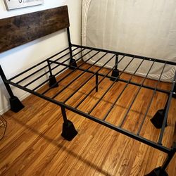 Queen Size Bed Frame Disassembled 