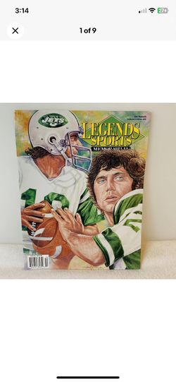 Legends Sports Memorabilia Magazine Joe Namath