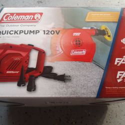 COLEMAN QUICKPUMP 120V / NEW IN BOX