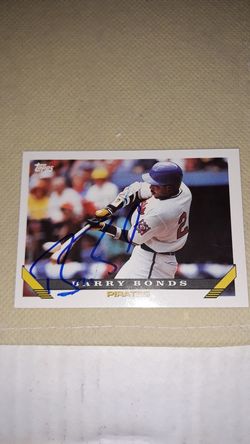 Barry Bonds Autograph