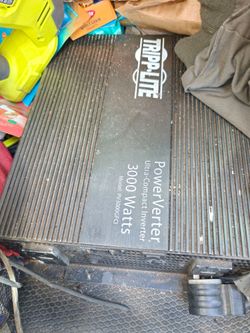 TRIPP- LITE 3,000 WATTS power Inverter with Reel and 100 ft HD. extension cheap !.