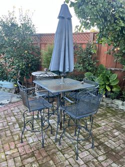 Cast Iron Tall Table