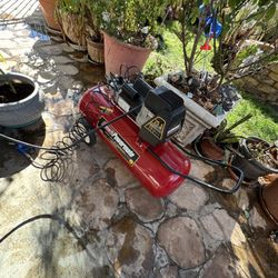  Coleman Powermate Compresor 25 Gallon With Hose 95-125 Psi 