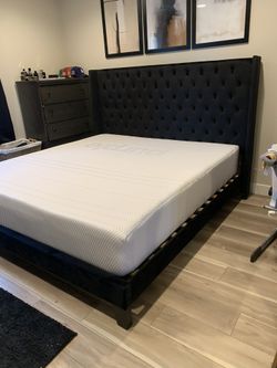 $599 Brand New King Bed Frame With Mattress (Read Description below)