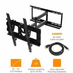 Full Motion TV Wall Mounting Brackets 19"-70" 🚛 FREE LOCAL DELIVERY