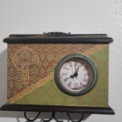Clock With Hide Away Door