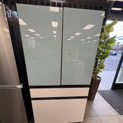 Samsung Bespoke 4 French Door Refrigerator (Morning Blue Glass) | ($0 Down) | Warranty Included 
