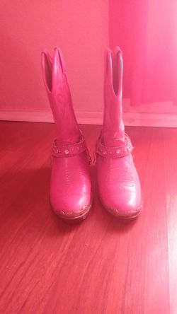 Pink girl Kids boots size 11