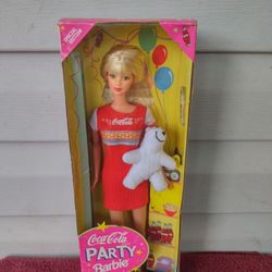 Vintage Barbie Coca-Cola party doll
