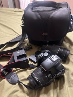 Cannon EOS camera and accessories