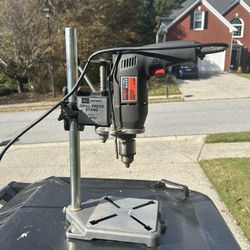 Craftsman Drill Press Stand complete with a 1/3 hp 1/2 inch Skill Drill.