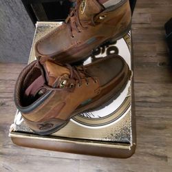 Georgia Steeltoe Boots Men Size 8W
