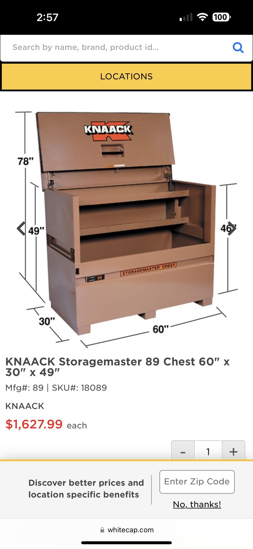 Knaack Box 89