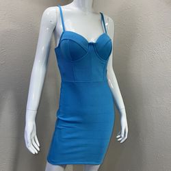 Blue Dress By Haute Monde Size Medium