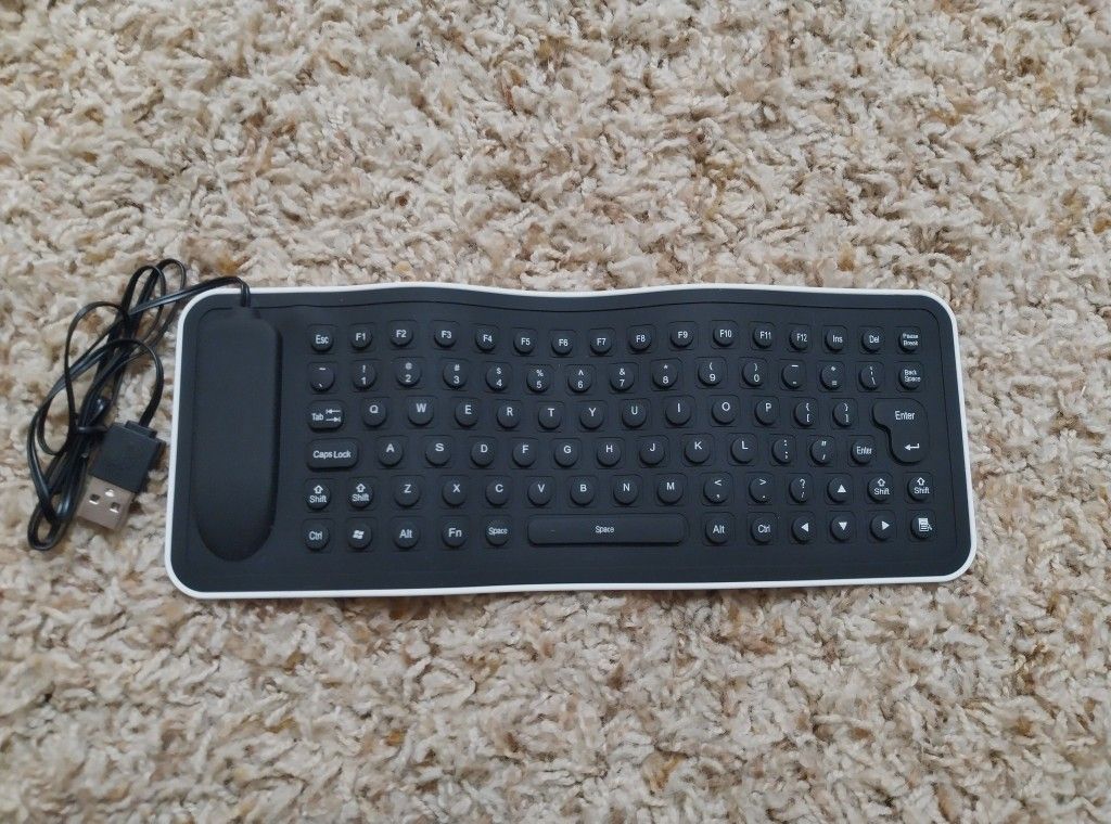 Foldable Silicone USB Keyboard