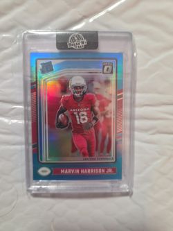 Marvin Harrison Jr. Donruss Optic Rated Rookie Holo Card /299