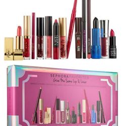 NEW IN BOX SEALED Sephora Favorites Give Me Some Lips & Lip Liners 14 Pcs Limited Edition Beauty Make-Up Set SOLD OUT