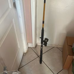 Penn Power Stick Fishing Pole With Reel  12-30 Lb Line 7 Foot