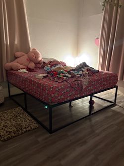 King size platform Bed frame