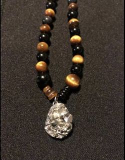 Tiger’s Eye and Onyx Necklace