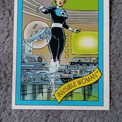 The Invisible Girl Trading Card