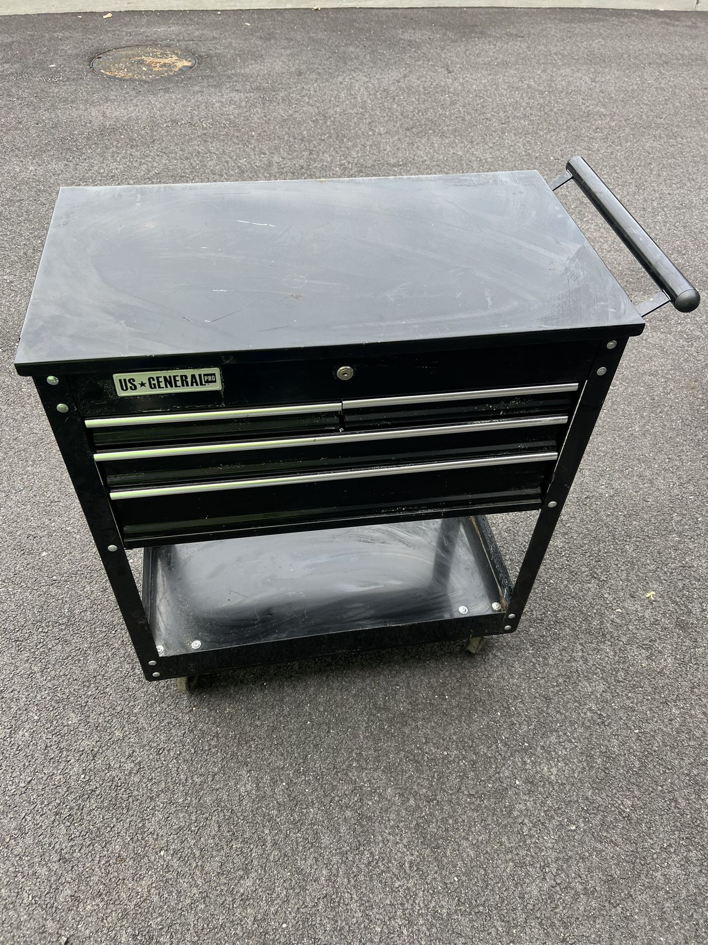 Us General Toolbox Rollaway Heavy Duty Drawers Work Good