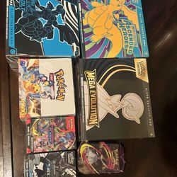 Ascended Hero’s Etb - PHANTASMAL flames booster bundle -  mega evolution Etb - Surging sparks booster box