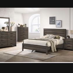 Bedroom Set 4pc Queen Not Including Mattress
