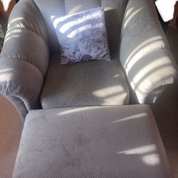 Sofa Chair With Ottoman 