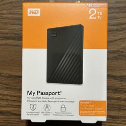 Western Digital My Passport Portable HDD 2TB
