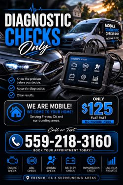 diagnostic check Mobile car diagnostic check