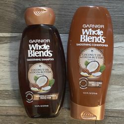 Garnier Whole Blends Coconut Oil And Coconut Butter Shampoo & Conditioner Set 