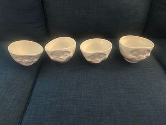 White Porcelain Bowls